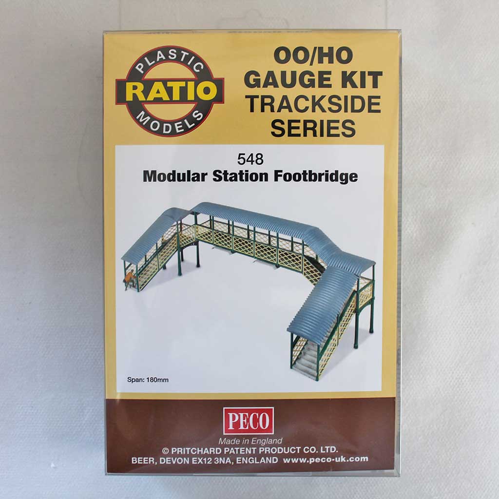 Ratio 548 - Modular Covered Footbridge - OO Gauge Kit