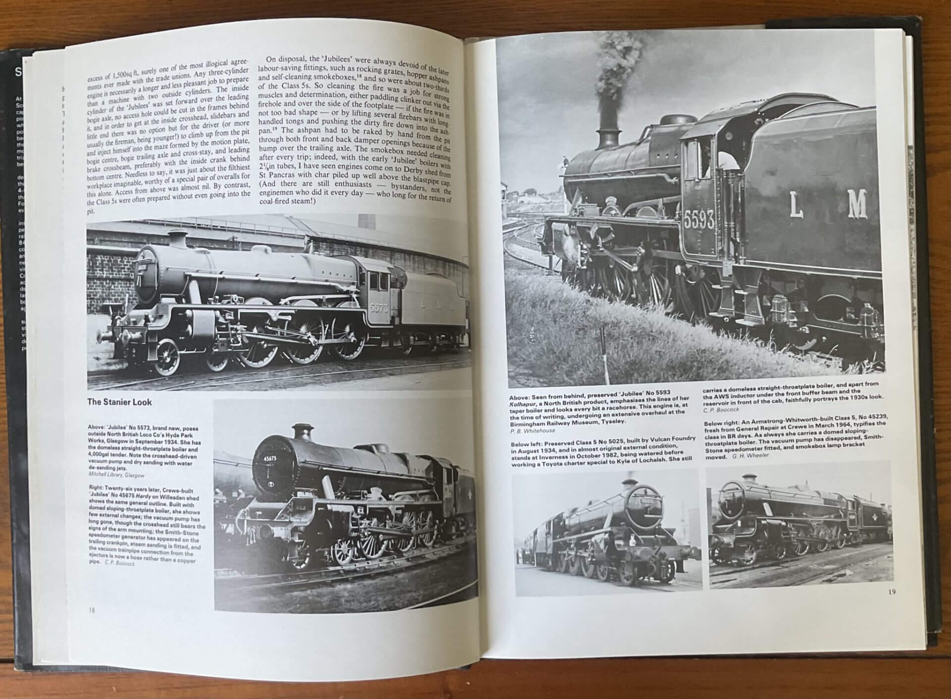 Stanier 4-6-0s at Work - A. J. Powell - Pre-Owned Hardback Book 1st Edition 1983 - Image 3