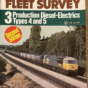British Rail Fleet Survey 3 Production Diesel-Electrics Types 4 and 5 - Brian Haresnape - Pre-Owned Paperback Book 2nd Edition 1984