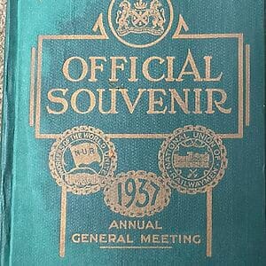 National Union of Railwaymen Official Souvenir 1937 Annual General Meeting Plymouth - Pre-owned Hardback Book 1937
