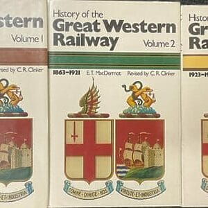 History of the Great Western Railway Vol. 1-3 - O. S. Nock - Pre-Owned Hardback Books 1982 Reprints