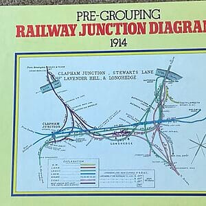 Pre-Grouping Railway Junction Diagrams 1914 - Pre-Owned Hardback Book 1982