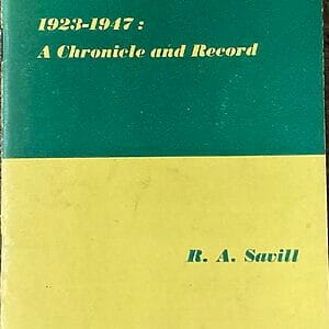 The Southern Railway 1923-1947 - A Chronicle and Record - R. A. Savill - Pre-Owned Paperback Book 1st Edition 1950