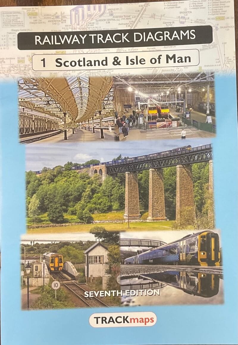Railway Track Diagrams 1 – Scotland & Isle of Man –  Martin Brailsford (Editor) – Pre-Owned Paperback Book 7th Edition 2021